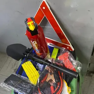 Professional 9pc Car Emergency Kit Fire Extinguisher Safety Kit