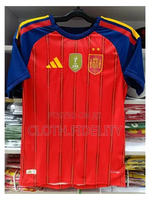 Spain Home World Cup Commemorative Jersey 2026. Authentic.