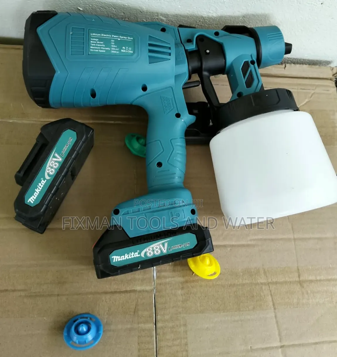Top MAKITA Paint Sprayer Fine Touch Finish 2 Battery 88V and Charger
