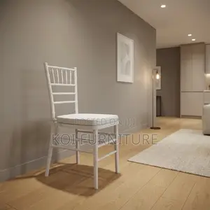 Home Chairs; White Vintage Designed Wedding Events Chairs
