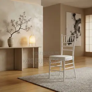 Home Chairs; White Vintage Designed Wedding Events Chairs