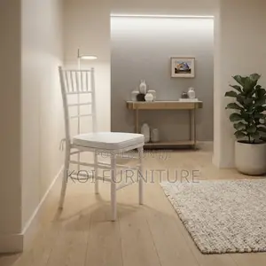 Home Chairs; White Vintage Designed Wedding Events Chairs