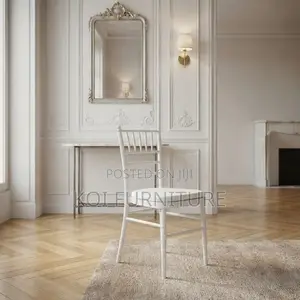 Home Chairs; White Vintage Designed Wedding Events Chairs