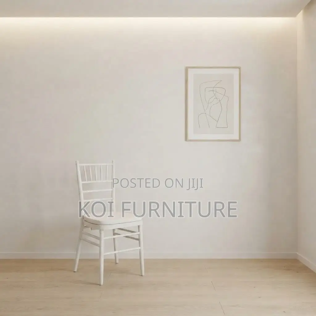 Home Chairs; White Vintage Designed Wedding Events Chairs