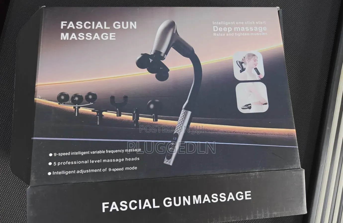 Fascial Gun Massage With 5 Heads