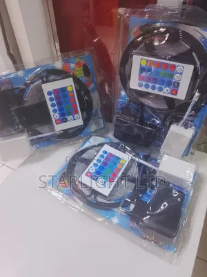 Multi-Color LED Room Lights 24-Key Remote Controlled Ambient Lighting