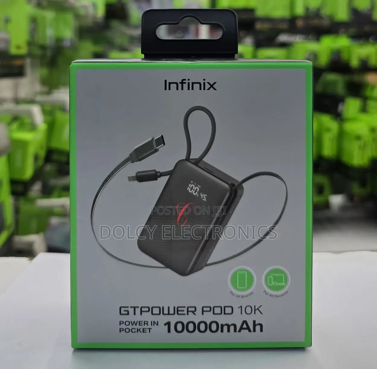 Infinix GTPOWER POD 45W 10000mAh Pocket Size Powerbank