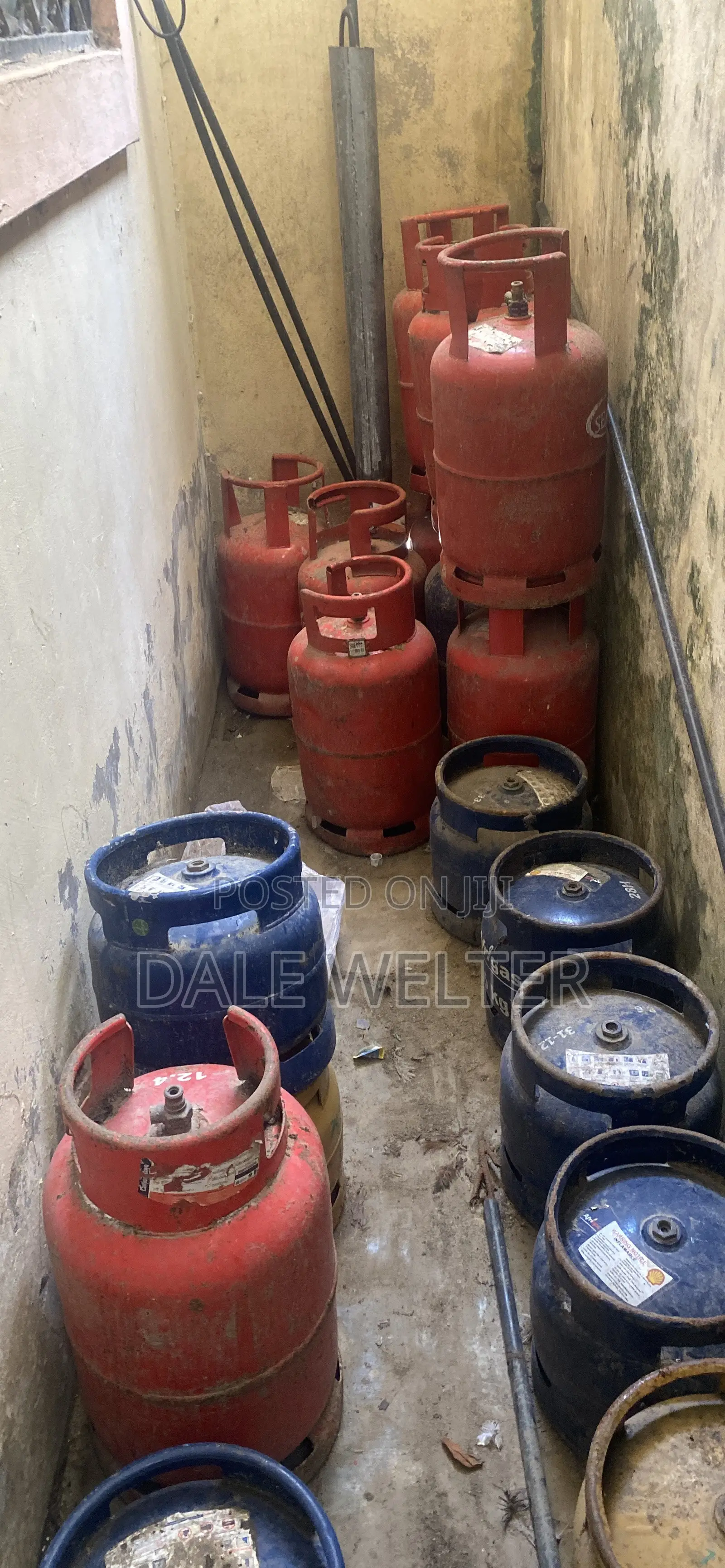 Empty Gas Cylinder