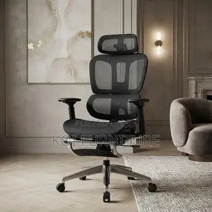 Office Chairs; Executive Orthopedic Seat With Foldable Footrest