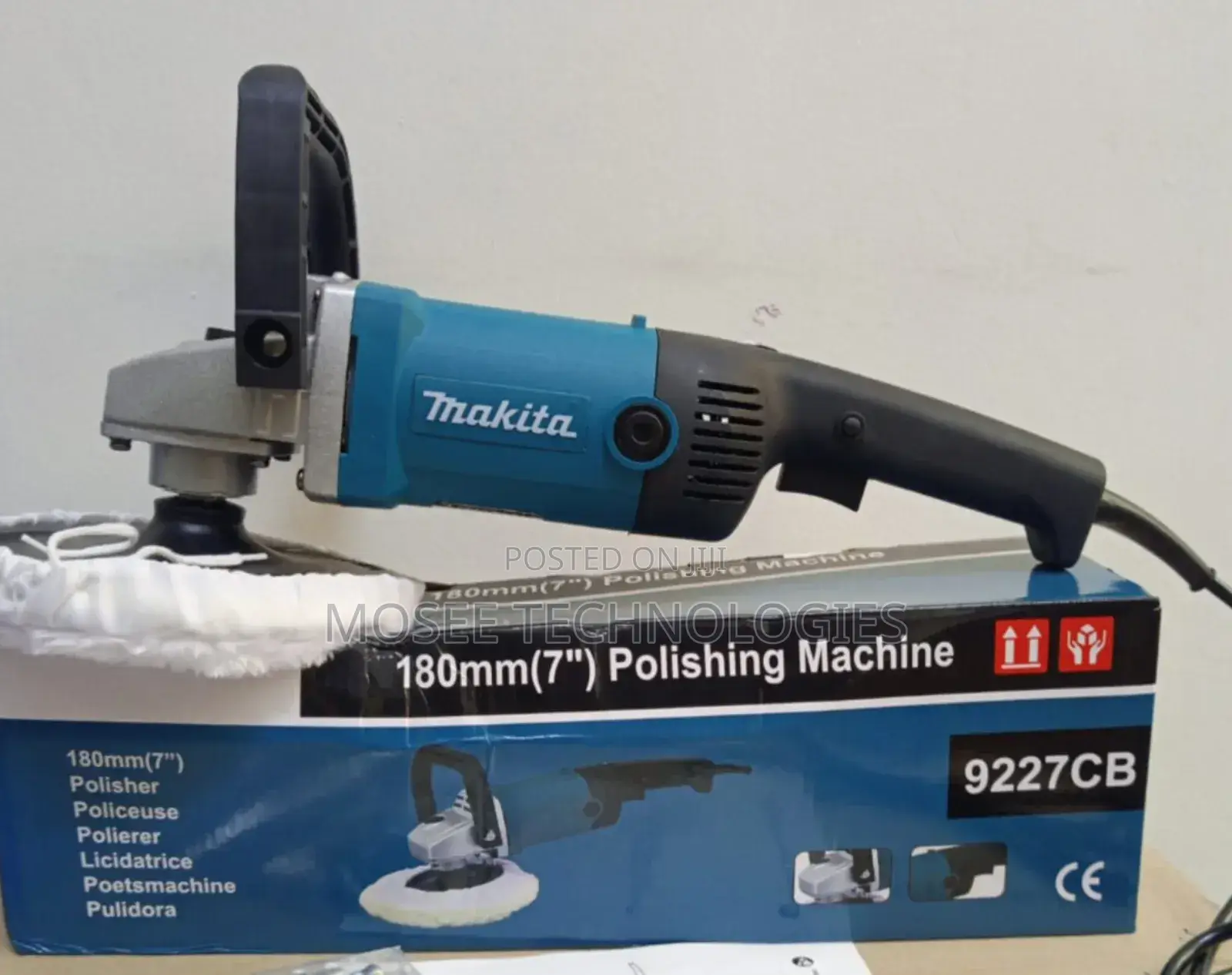 Makita 180mm 7-Inch Electric Buffing & Polishing Machine