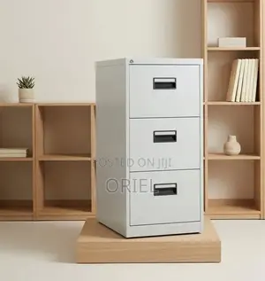 3-Drawer Office Steel Filing Cabinet : Metal Storage Cabinet