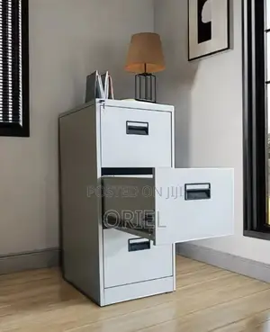 3-Drawer Office Steel Filing Cabinet : Metal Storage Cabinet