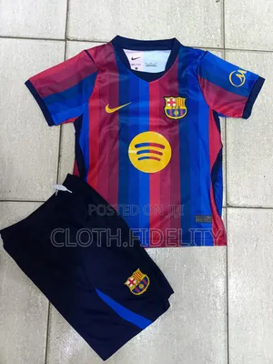 Barcelona Home Kids Jersey 26/27.