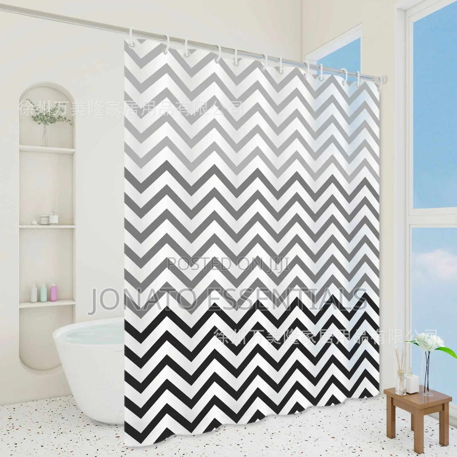 Waterproof Shower Curtains 180x200cm Bathroom Decor
