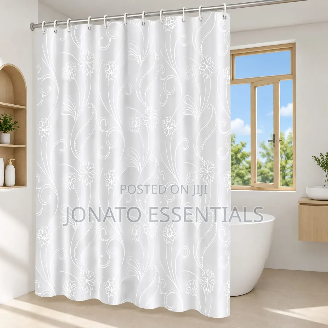Waterproof Shower Curtains 180x200cm Bathroom Decor