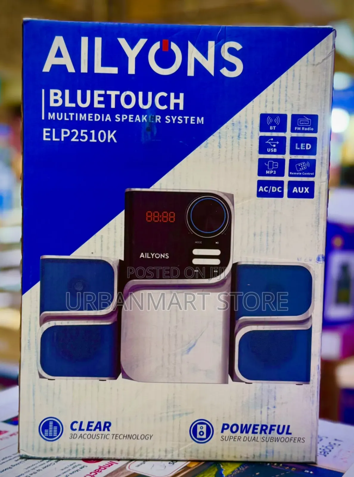 Ailyons ELP2510K 2.1 Bluetooth Speaker System