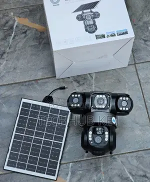 4g Solar Simcard V380 Triple Lens Three Screens Camera