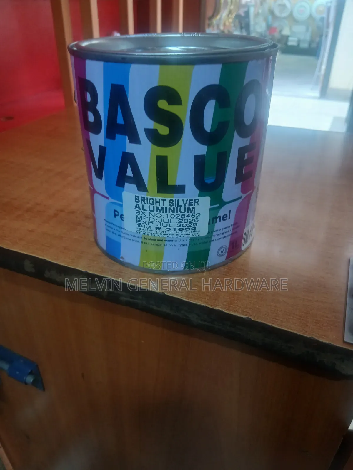 Bright Silver Aluminium Paint 1 Litre