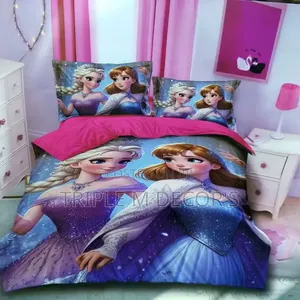 Toddler Bed Cartoon Duvet Set / Hypoallergenic