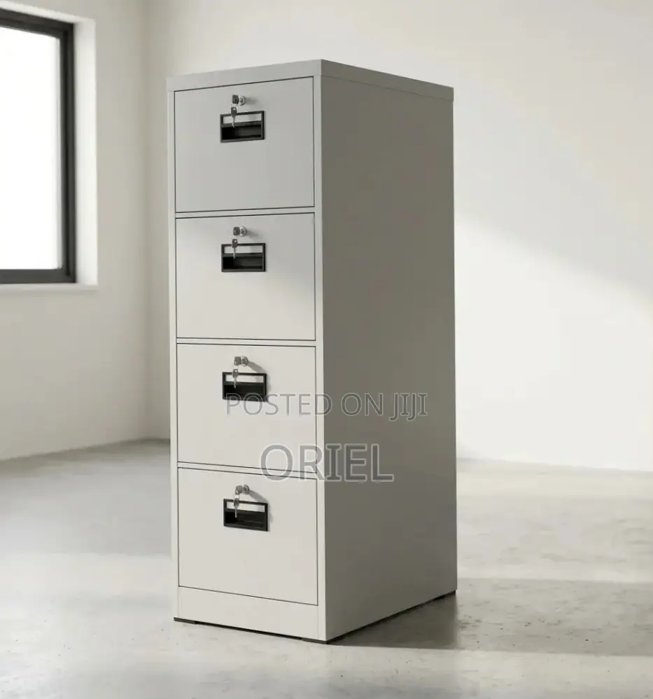 Office Cabinet : 4-Drawers Each With Key , Storage Cabinet