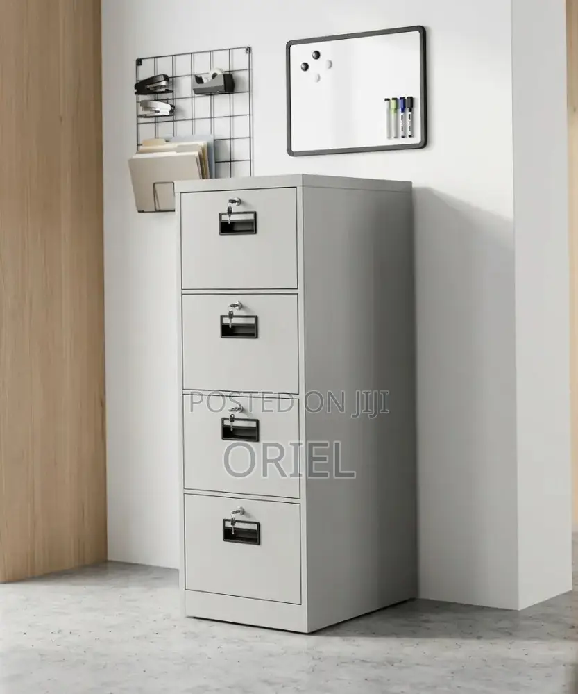 Office Cabinet : 4-Drawers Each With Key , Storage Cabinet