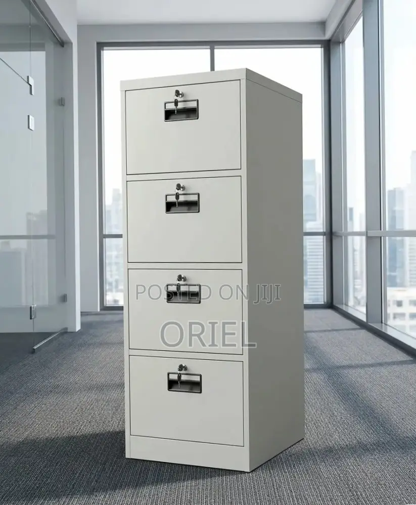 Office Cabinet : 4-Drawers Each With Key , Storage Cabinet
