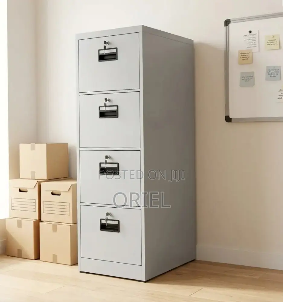 Office Cabinet : 4-Drawers Each With Key , Storage Cabinet