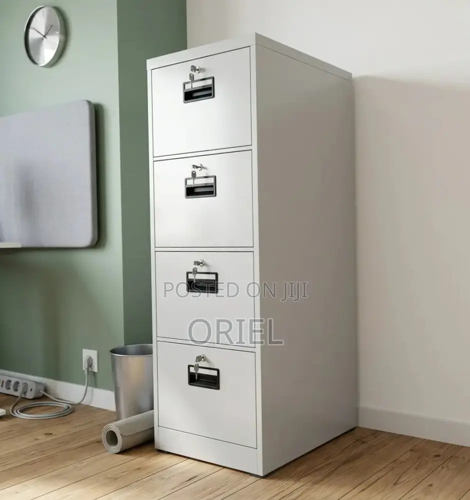 Office Cabinet : 4-Drawers Each With Key , Storage Cabinet