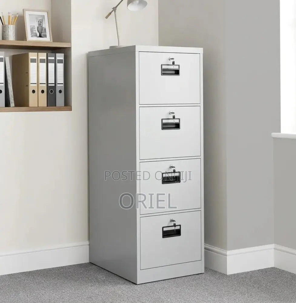 Office Cabinet : 4-Drawers Each With Key , Storage Cabinet
