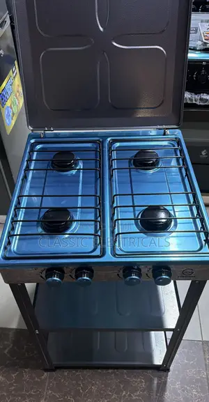 4gas Burners Standing Cooker With Shelves at Sh5499