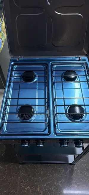 4gas Burners Standing Cooker With Shelves at Sh5499