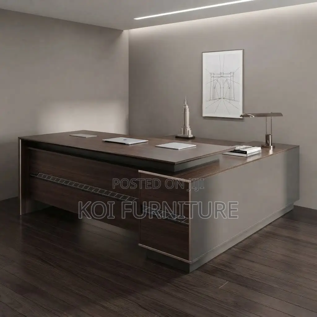 Office Desk; CEO L Shaped Executive 1800MM Modern Offices Desks