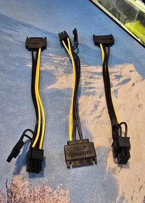 Sata Power to 6-Pin + 2-Pin Gpu Power Adapter