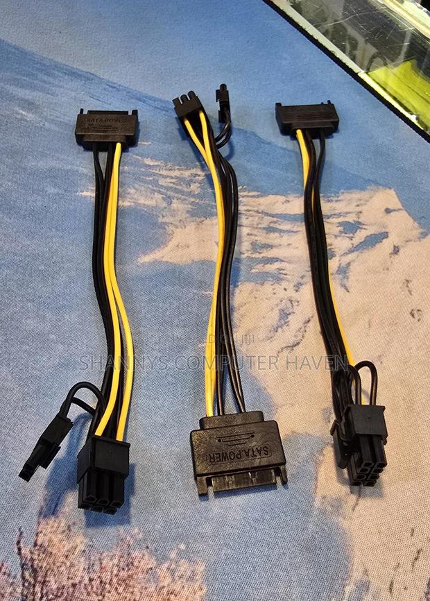Sata Power to 6-Pin + 2-Pin Gpu Power Adapter - main view