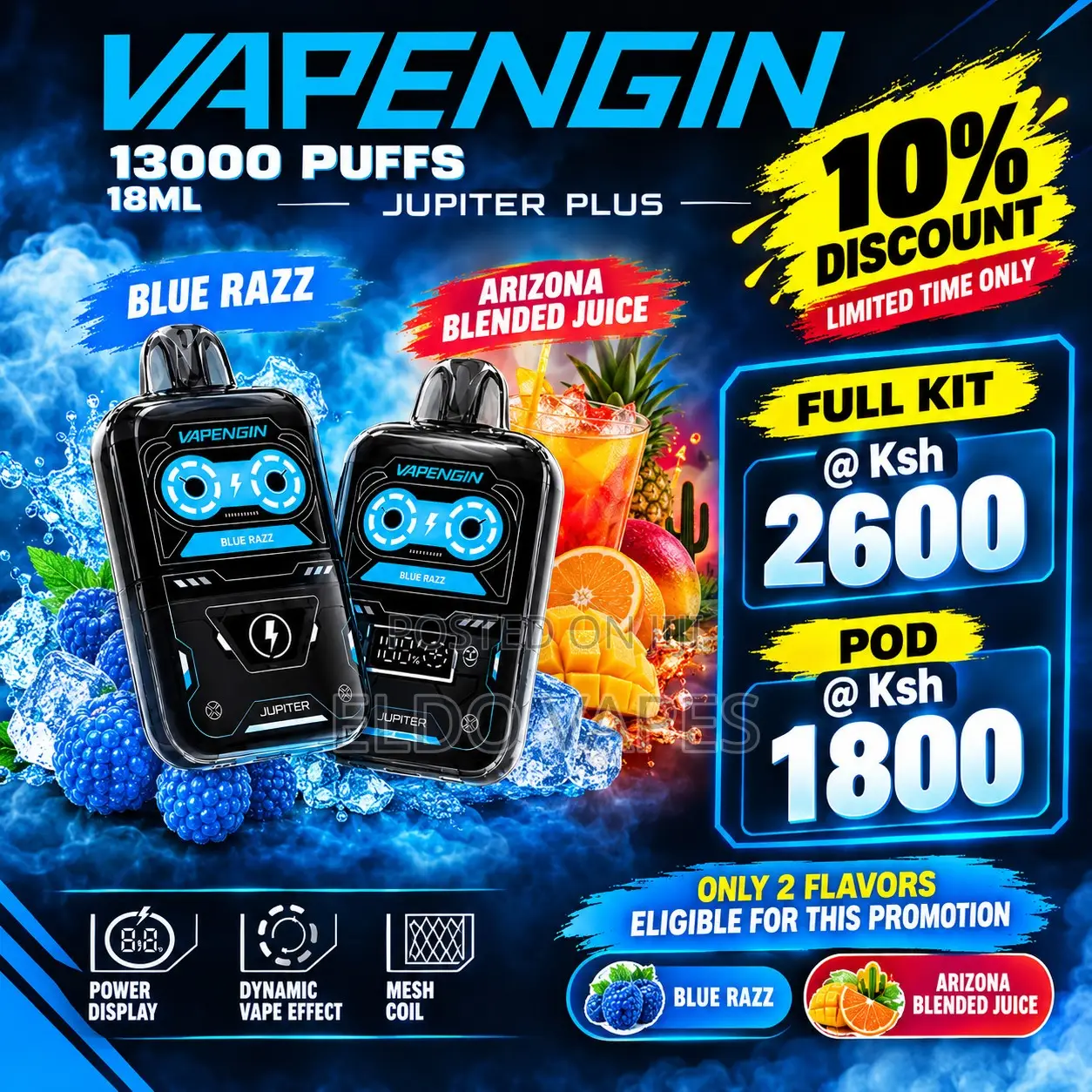 Vapengin Jupiter Plus 13000 Puffs Vape