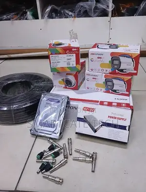 Hikvision 4CH DVR Kit 4 ColorVu Cameras Day Night Security