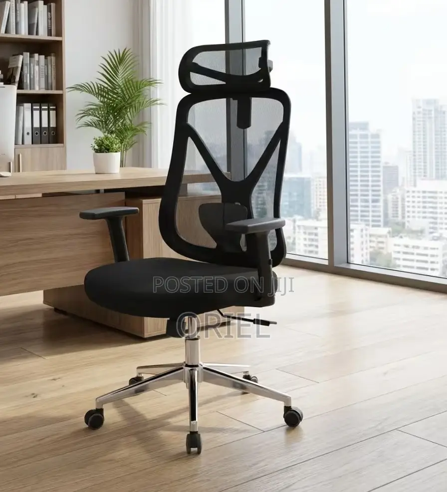 High Back Ergonomic Office Chair : Adjustable Office Work Chair