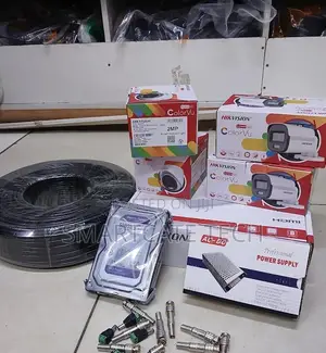 Hikvision 4CH DVR Kit With Four ColorVu CCTV Security Cameras