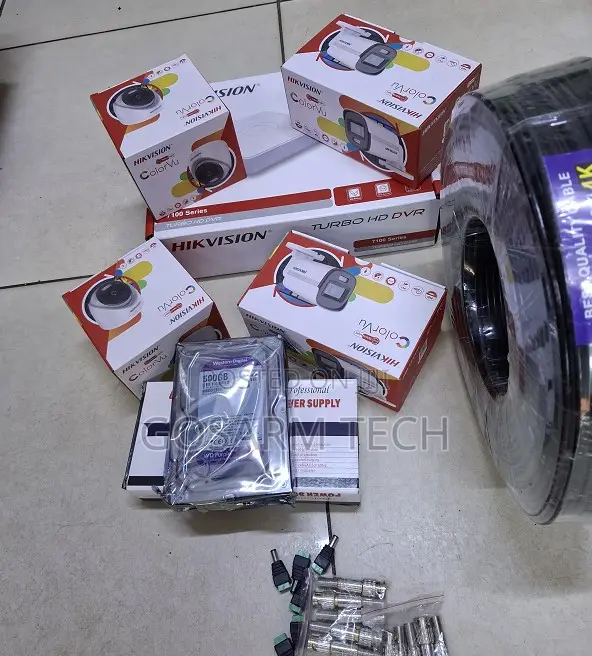 Hikvision CCTV 4 Camera Kit – ColorVu Security Complete Set