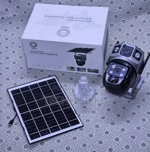 Rotating V380 Pro 4g Simcard Solar PTZ Outdoor Camera 2lens