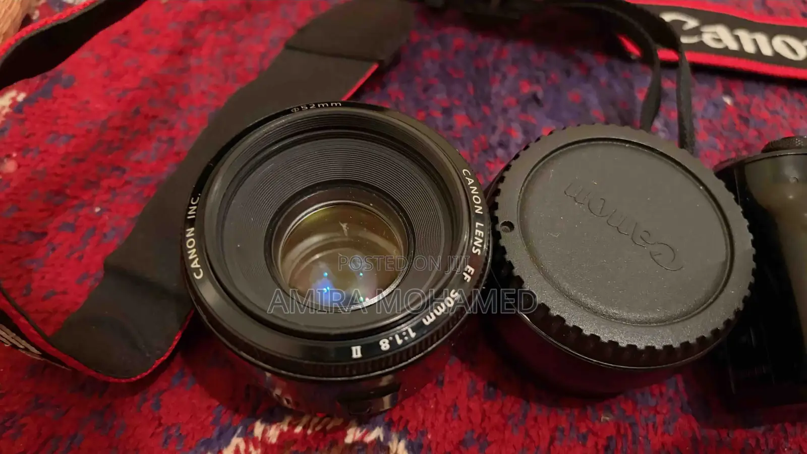Canon M50 + Kit Lens + 50MM Lens (With Adapter)
