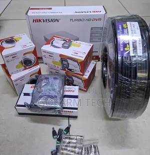 Hikvision CCTV 4 Cameras 1080P Full HD ColorVu Complete Kit Kenya