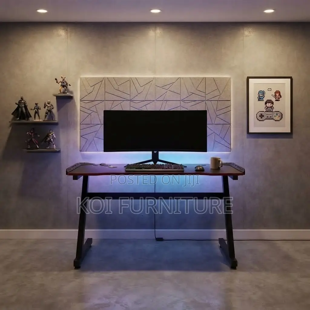 Office Desk; Black Studios and Home Streaming Desks