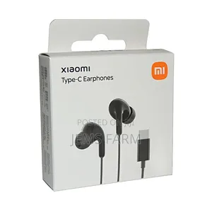 Xiaomi Type-C Earphones Black White in-Ear Wired Headphones With Mic