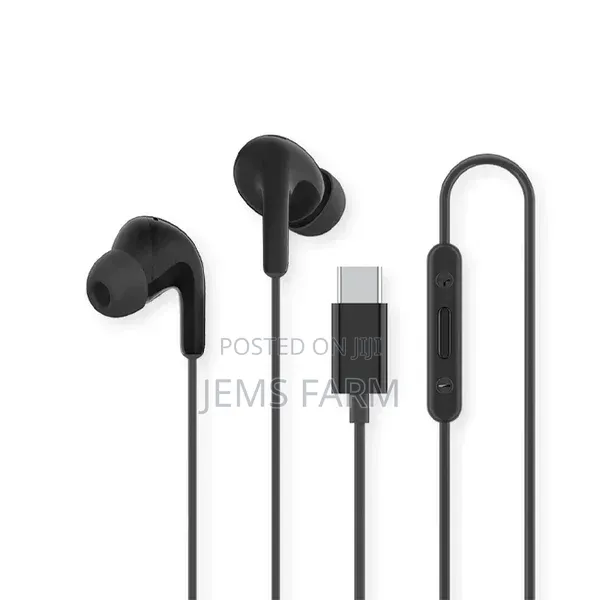 Xiaomi Type-C Earphones Black White in-Ear Wired Headphones With Mic