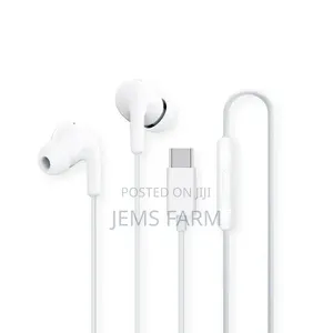 Xiaomi Type-C Earphones Black White in-Ear Wired Headphones With Mic