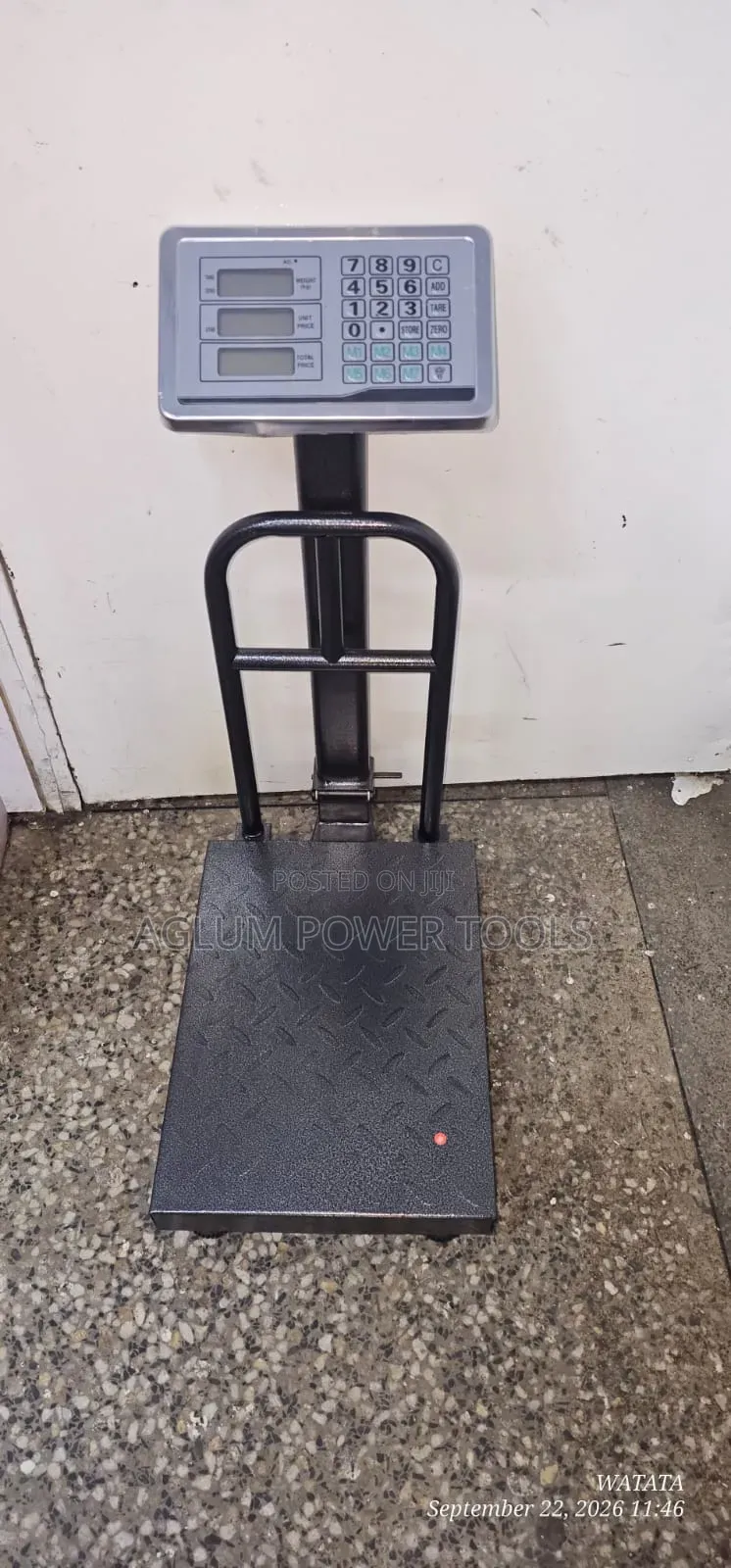 Platform Scale 150kgs With Rail Guard