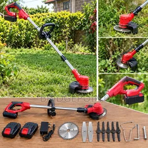 Rechargeable 2 Battery 9 Blades Lawn Mower