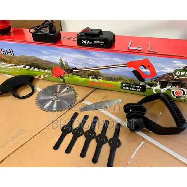 Rechargeable 2 Battery 9 Blades Lawn Mower