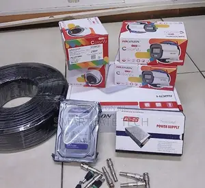 Hikvision 4CH DVR CCTV Kit 4 ColorVu Cameras Full Color